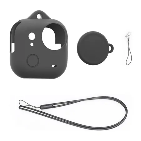 Silicone Lens Cover + PULUZ Case for Insta360 GO Ultra